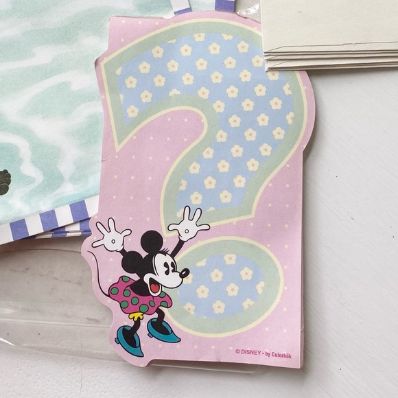 Vintage Disney Mickey Mouse stationery , small notebook - Picture 8 of 8